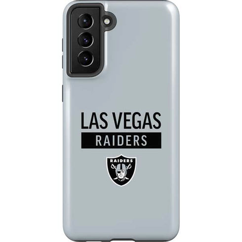 NFL Las Vegas Raiders Silver Performance Series Galaxy S21 Plus 5G Pro Case