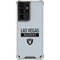 NFL Las Vegas Raiders Silver Performance Series Galaxy S21 Ultra 5G Clear Case