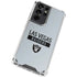 NFL Las Vegas Raiders Silver Performance Series Galaxy S21 Ultra 5G Clear Case