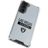 NFL Las Vegas Raiders Silver Performance Series Galaxy S22 Clear Case