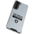 NFL Las Vegas Raiders Silver Performance Series Galaxy S22 Plus Clear Case