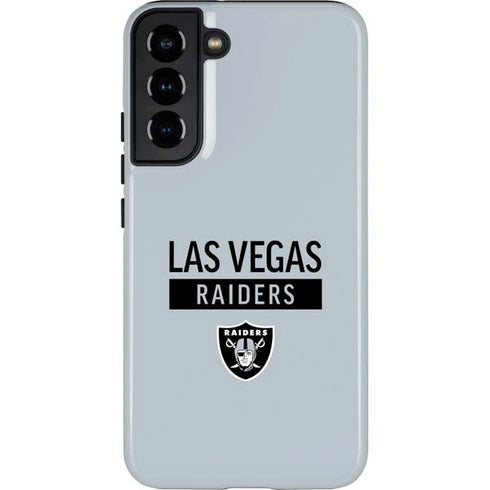NFL Las Vegas Raiders Silver Performance Series Galaxy S22 Plus Pro Case