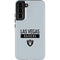 NFL Las Vegas Raiders Silver Performance Series Galaxy S22 Plus Pro Case