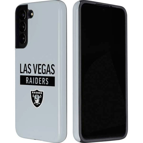 NFL Las Vegas Raiders Silver Performance Series Galaxy S22 Plus Pro Case