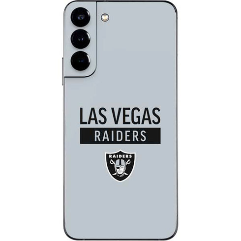 NFL Las Vegas Raiders Silver Performance Series Galaxy S22 Plus Skin