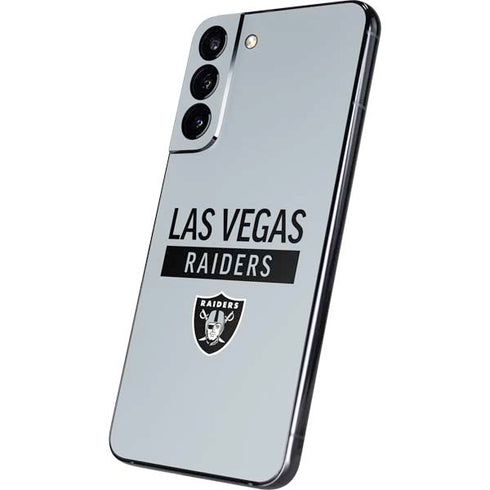 NFL Las Vegas Raiders Silver Performance Series Galaxy S22 Plus Skin