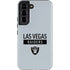 NFL Las Vegas Raiders Silver Performance Series Galaxy S22 Pro Case