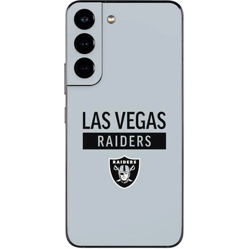 NFL Las Vegas Raiders Silver Performance Series Galaxy S22 Skin