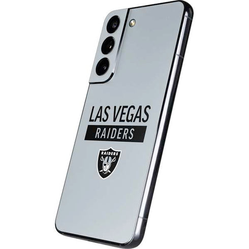 NFL Las Vegas Raiders Silver Performance Series Galaxy S22 Skin
