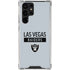 NFL Las Vegas Raiders Silver Performance Series Galaxy S22 Ultra Clear Case