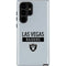 NFL Las Vegas Raiders Silver Performance Series Galaxy S22 Ultra Pro Case