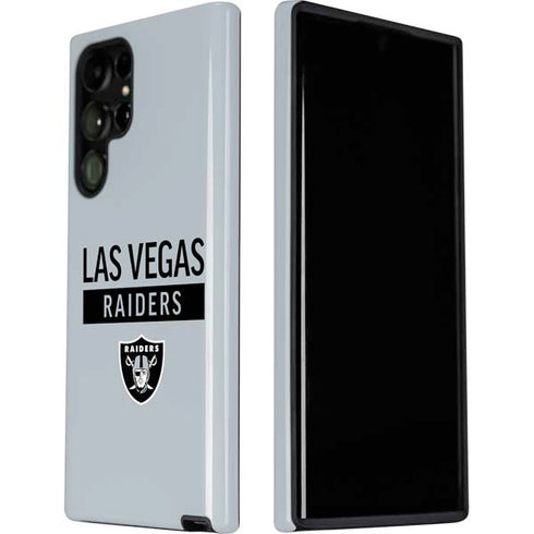NFL Las Vegas Raiders Silver Performance Series Galaxy S22 Ultra Pro Case