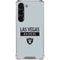 NFL Las Vegas Raiders Silver Performance Series Galaxy S23 Clear Case