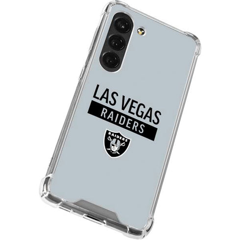 NFL Las Vegas Raiders Silver Performance Series Galaxy S23 Clear Case