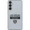 NFL Las Vegas Raiders Silver Performance Series Galaxy S23 FE Skin