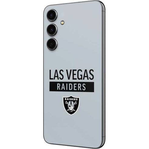 NFL Las Vegas Raiders Silver Performance Series Galaxy S23 FE Skin