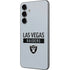 NFL Las Vegas Raiders Silver Performance Series Galaxy S23 FE Skin