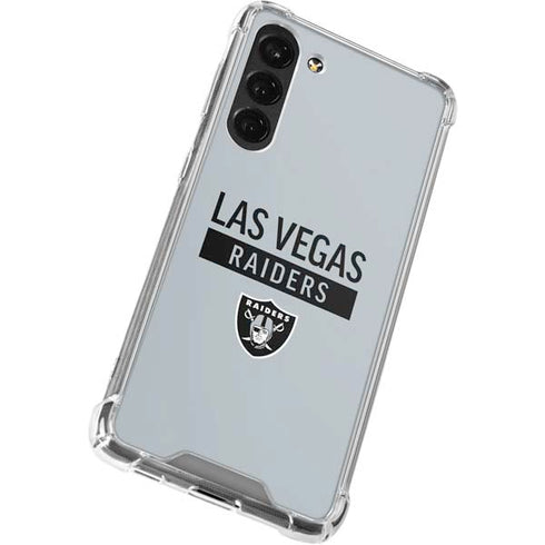 NFL Las Vegas Raiders Silver Performance Series Galaxy S23 Plus Clear Case