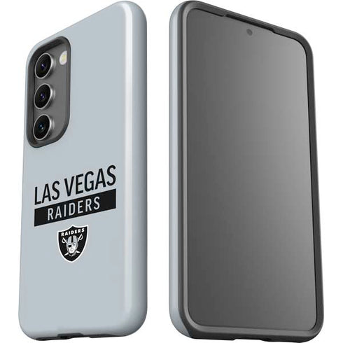 NFL Las Vegas Raiders Silver Performance Series Galaxy S23 Plus Pro Case
