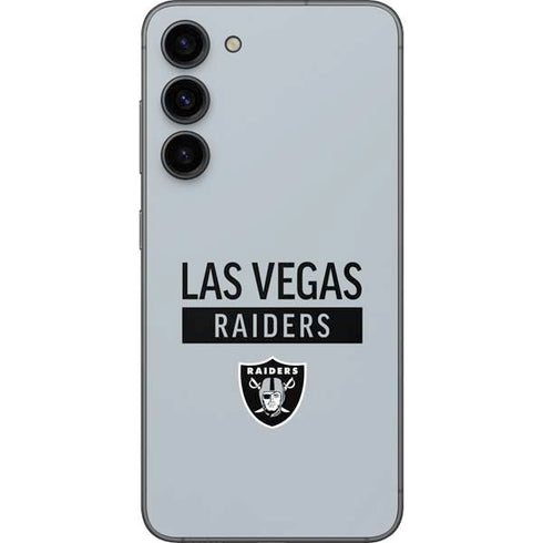 NFL Las Vegas Raiders Silver Performance Series Galaxy S23 Plus Skin