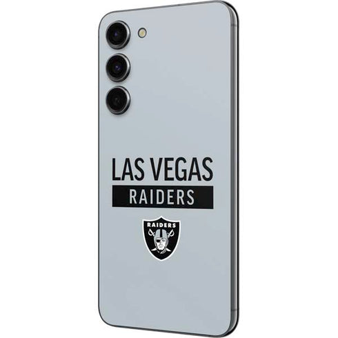 NFL Las Vegas Raiders Silver Performance Series Galaxy S23 Plus Skin