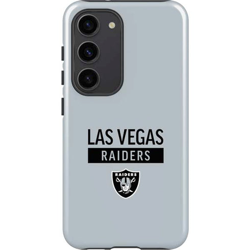 NFL Las Vegas Raiders Silver Performance Series Galaxy S23 Pro Case