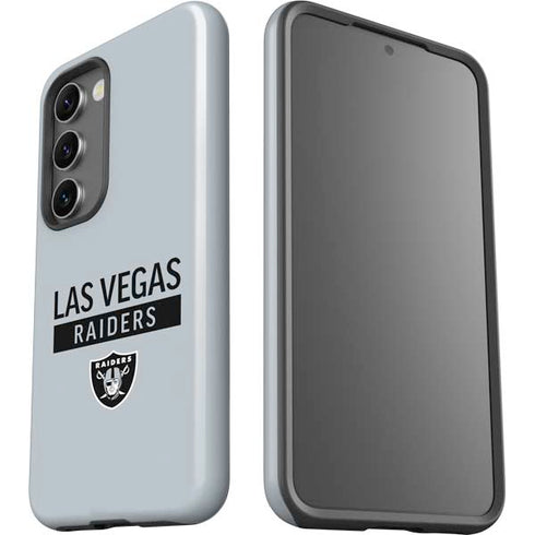 NFL Las Vegas Raiders Silver Performance Series Galaxy S23 Pro Case