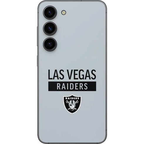 NFL Las Vegas Raiders Silver Performance Series Galaxy S23 Skin