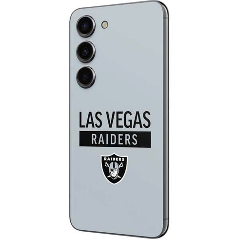 NFL Las Vegas Raiders Silver Performance Series Galaxy S23 Skin