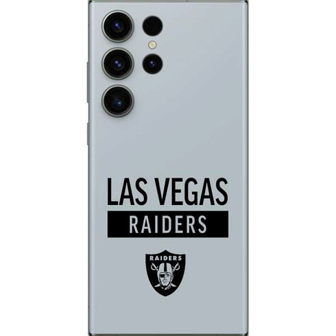 NFL Las Vegas Raiders Silver Performance Series Galaxy S23 Ultra Skin