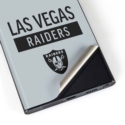 NFL Las Vegas Raiders Silver Performance Series Galaxy S23 Ultra Skin