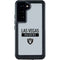 NFL Las Vegas Raiders Silver Performance Series Galaxy S23 Waterproof Case