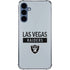 NFL Las Vegas Raiders Silver Performance Series Galaxy S24 Clear Case