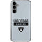 NFL Las Vegas Raiders Silver Performance Series Galaxy S24 Plus Clear Case
