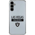 NFL Las Vegas Raiders Silver Performance Series Galaxy S24 Plus Clear Case