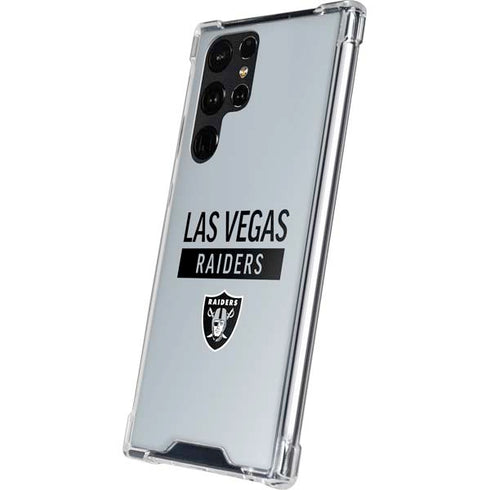 NFL Las Vegas Raiders Silver Performance Series Galaxy S24 Ultra Clear Case