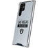 NFL Las Vegas Raiders Silver Performance Series Galaxy S24 Ultra Clear Case