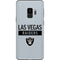 NFL Las Vegas Raiders Silver Performance Series Galaxy S9 Skin