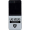NFL Las Vegas Raiders Silver Performance Series Galaxy Z Flip5 5G Skin