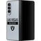 NFL Las Vegas Raiders Silver Performance Series Galaxy Z Fold3 5G Skin