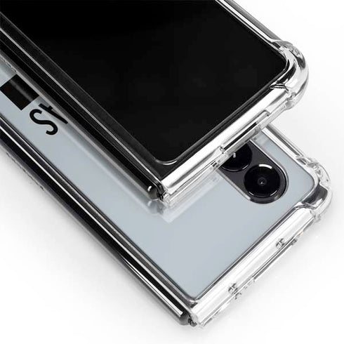 NFL Las Vegas Raiders Silver Performance Series Galaxy Z Fold4 5G Clear Case