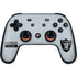 NFL Las Vegas Raiders Silver Performance Series Google Stadia Controller Skin