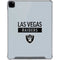 NFL Las Vegas Raiders Silver Performance Series iPad Pro 12.9in (2020) Clear Case
