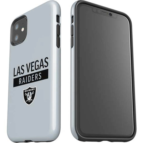 NFL Las Vegas Raiders Silver Performance Series iPhone 11 Impact Case
