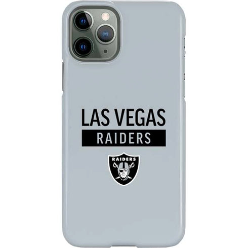 NFL Las Vegas Raiders Silver Performance Series iPhone 11 Pro Lite Case