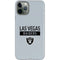 NFL Las Vegas Raiders Silver Performance Series iPhone 11 Pro Lite Case