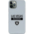 NFL Las Vegas Raiders Silver Performance Series iPhone 11 Pro Lite Case
