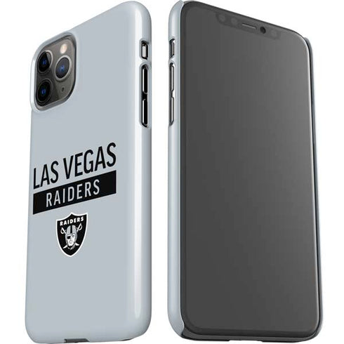 NFL Las Vegas Raiders Silver Performance Series iPhone 11 Pro Lite Case