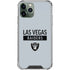 NFL Las Vegas Raiders Silver Performance Series iPhone 11 Pro Max Clear Case
