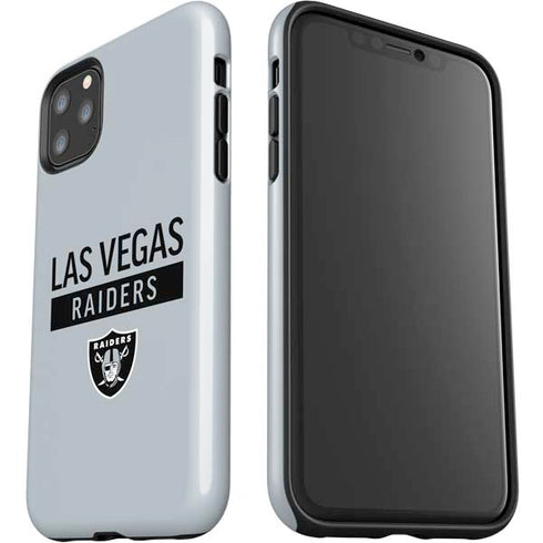 NFL Las Vegas Raiders Silver Performance Series iPhone 11 Pro Max Impact Case